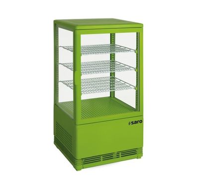 Saro Mini-Umluftkühlvitrine Modell Sc 70 Grün