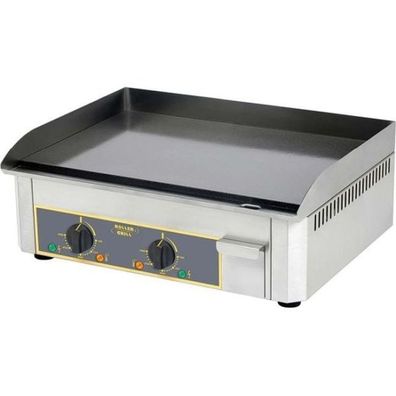 Stalgast Roller Grill Elektro-Griddleplatte, Zwei Heizzonen, Abmessung 620 X 450