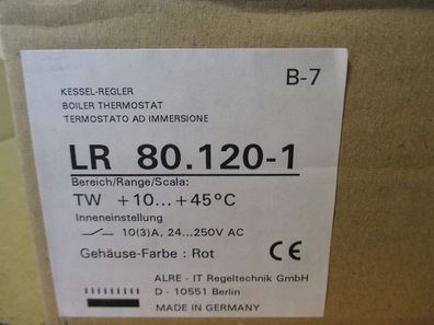 Kesselthermostat Regler LR 80.120-1 Kapillar Thermostat Boilerthermostat S15/10