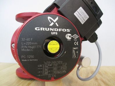 Grundfos Pumpe UPS 32 - 60 F Heizungspumpe Umwälzpumpe 1x 230V KOST-EX P15/78