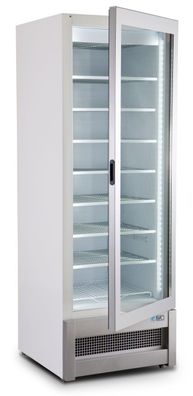 Gastronomie Combisteel Tiefkühlschrank mit 1 Glastür und 7 Gitter 353 Liter