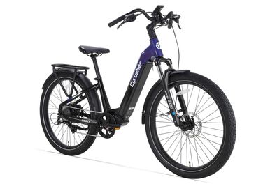 27,5 Zoll Reifen Elektrofahrräder Step-thru E-City-Bike für Damen mit 48V 15Ah Akku