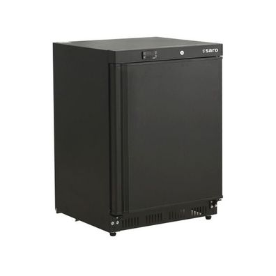 Gastronomie Saro Lagertiefkühlschrank - Schwarz Modell Ht 200 B,129 Liter