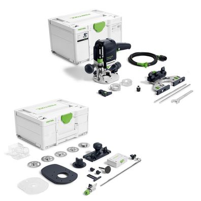 Festool Oberfräse Fräse OF 1010 REBQ-Set inkl Zubehör Set ZS-OF 1010 M 578049