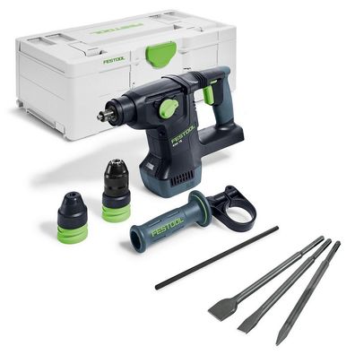 Festool Akku Kombihammer KHC 18 EB-Basic 577447 + Müllner Meißelsatz 230mm 3tlg