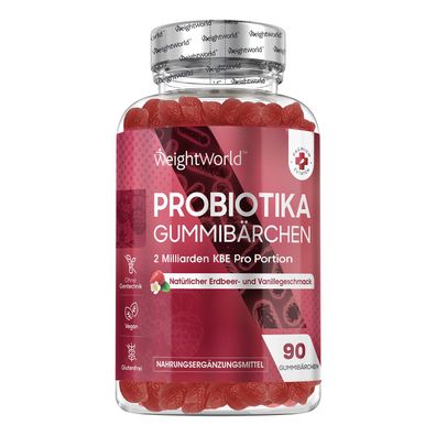 Probiotika Gummibärchen mit Inulin - 90 vegane Gummies mit Bacillus Coagulans