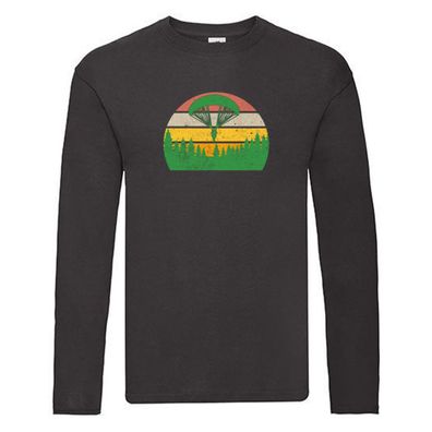 Gleitschirm | Motiv Paragleiter | Gleitschirmfliegen v4 Long Sleeve Schwarz