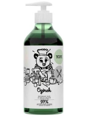 Yope Gurken-Geschirrspuelmittel 750ml - Effektive Reinigung mit erfrischendem Gurkend