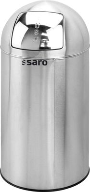 Saro Abfalleimer Mit Push-Deckel Modell Ad 253, Inhalt 35 Liter