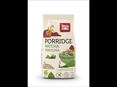Lima 6x Matcha Spirulina Express Porridge 350g
