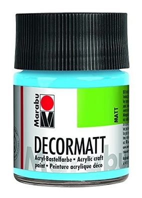 Marabu Decormatt Dekormatt Farbe Basteln 50ml 090 Hellblau