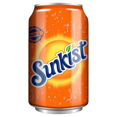 Sunkist Orange 12x0.33l Ds. EINWEG PFAND