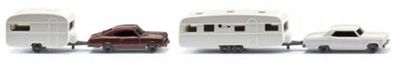 Wiking 092211 Zwei Wohnwagengespanne Spur N 1:160 - NEU/OVP