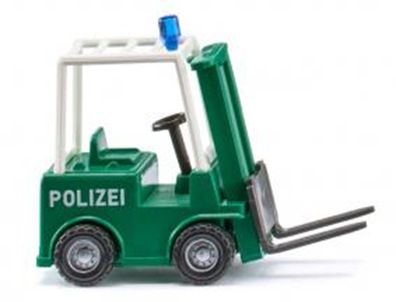 Wiking 117002 Polizei - Gabelstapler Spur H0 1/87 - NEU/OVP
