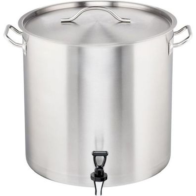 Stalgast Kartoffelkochkessel Mit Ablasshahn Und Deckel 50,3 Liter