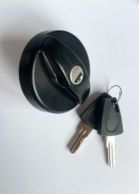 Ersatz Wasserdeckel Schwarz Schloß + 2 STS Schlüssel f. Einfüllstutzen 300f432-1 NEU