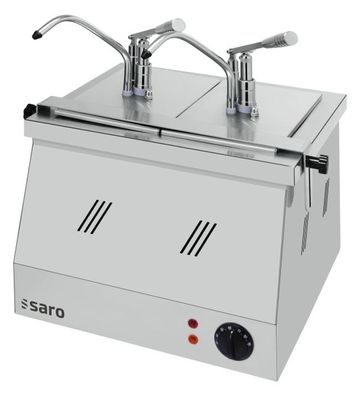 Saro Bainmarie 2X14 Gn 200 Mit Soßenspendern Bm-0214