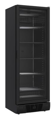 Gastronomie Combisteel Tiefkühlschrank Mit 1 Glastür Schwarz 382 Liter