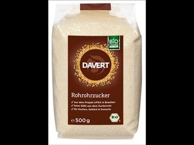 Davert 6x Rohrohrzucker UFRA 500g 500g