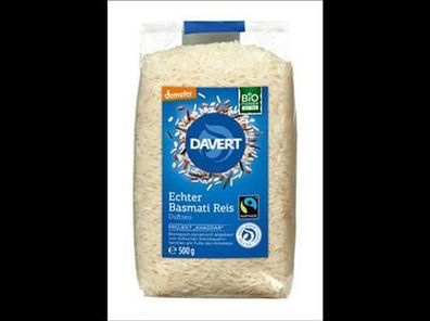 Davert demeter Echter Basmati Reis weiß Fairtrade 500g 500g
