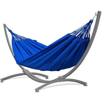 Potenza Kolumbien Hängematte 220x160 mit Gestell für 2 Personen Hängemattengestell