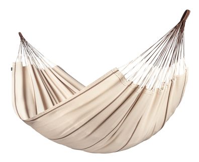 La Siesta Modesta Nougat - Kingsize- Hängematte aus Biobaumwolle, beige Hängema