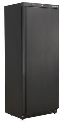 Gastronomie Saro Lagertiefkühlschrank Modell Ht 600 B, Schwarz, 620 Liter