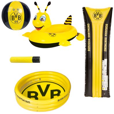 Happy People - Borussia Dortmund Schwimmset (5-teilig) Planschbecken BVB Kinder
