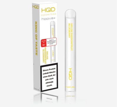 HQD hoova+ E-Shisha to go Melon Passionfriut Blueberry