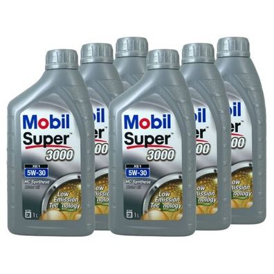 Mobil Super 3000 XE1 5W-30 6x1 Liter