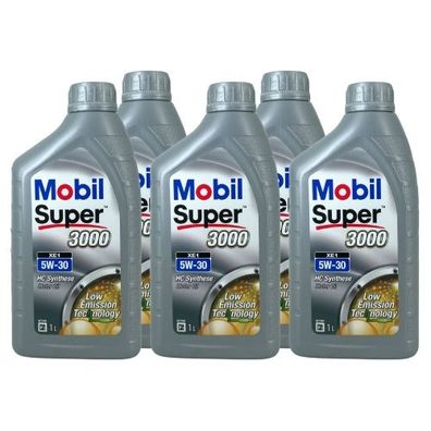 Mobil Super 3000 XE1 5W-30 5x1 Liter