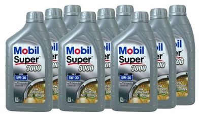 Mobil Super 3000 XE1 5W-30 9x1 Liter