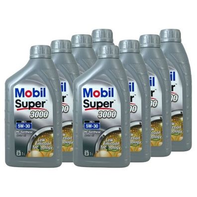 Mobil Super 3000 XE1 5W-30 8x1 Liter