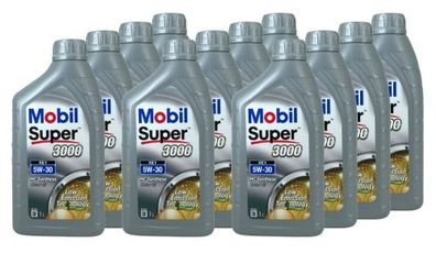 Mobil Super 3000 XE1 5W-30 12x1 Liter