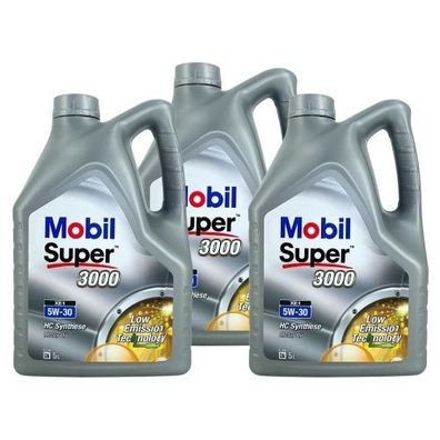 Mobil Super 3000 XE1 5W-30 3x5 Liter