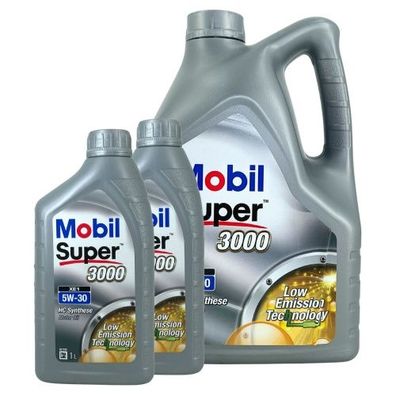 Mobil Super 3000 XE1 5W-30 5 + 2 Liter