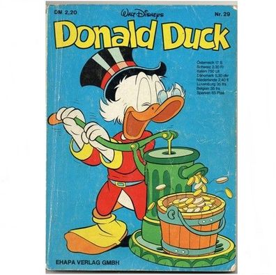 Donald Duck Taschenbuch Nr.29 von 1977 Walt Disney 96 Seiten
