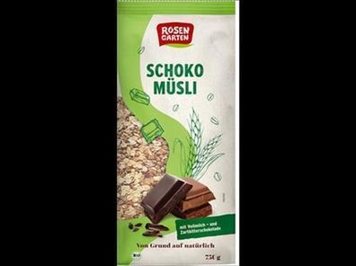 Rosengarten Schoko-Müsli 750g
