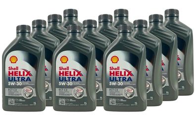 Shell Helix Ultra ECT C3 5W-30 12x1 Liter