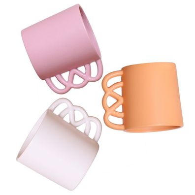 Übertopf Happy Mug glücklicher Kaffebecher fröhliche Keramik passend