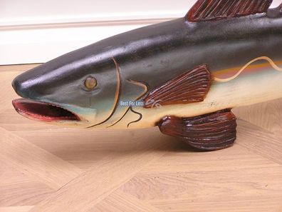 Fisch Dekofigur Werbefigur Deko Werbung Restaurant Figur Statue Dekoration Neu
