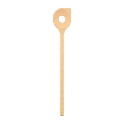 Kochlöffel mit Loch | 25 cm Rührlöffel aus Buchenholz