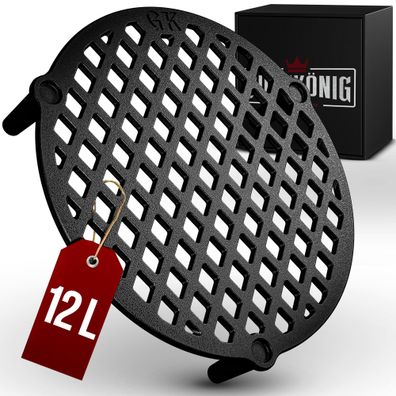 Gusskönig Stapelrost für 12L Dutch Oven aus Gusseisen