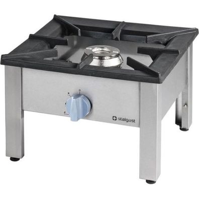Stalgast Gas-Hockerkocher Top Power, Mit Gußeisen-Topfauflage, G30, 567X567X413 mm