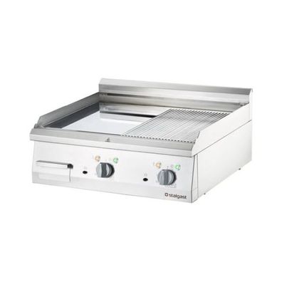 Stalgast Elektro-Griddleplatte, Verchromt Als Tischgerät Serie 700 Nd - 1 Glatt