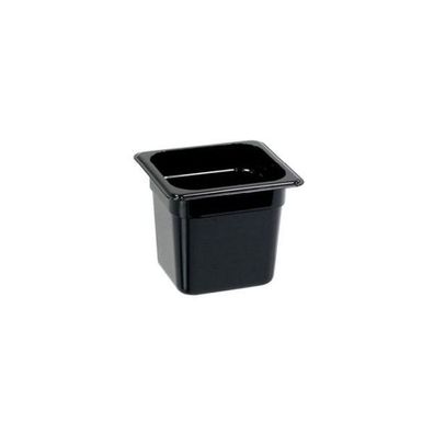 Stalgast Gastronormbehälter, Polycarbonat, Schwarz, Gn 16 (150 mm)