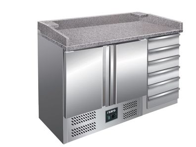 Saro Pizzatisch Mit Schubladen Modell Pz 9001, Maße B 1420 X T 700 X H 1020