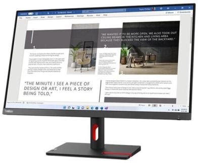 Lenovo ThinkVision S27i-30, Monitor, 68,6 cm (27"), Full HD, 100 Hz, 6 MS, grau