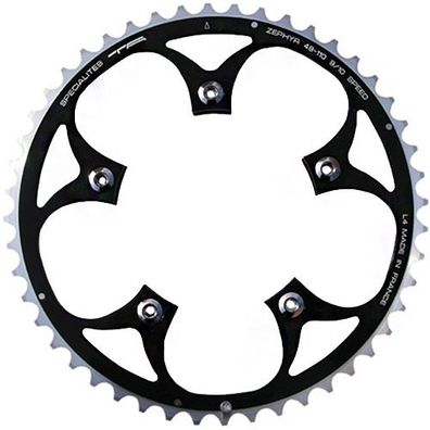 Kettenblatt Zéphir, 44 schwarz, Ø 110 außen 9/10-f, TA, PL-50110309-44