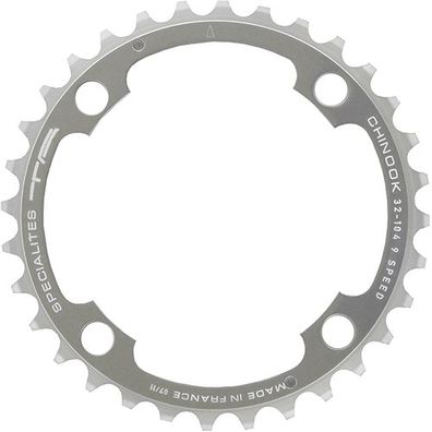 Kettenblatt Chinook , 32 silber, Ø 104 mitte, TA, PL-40104202-32